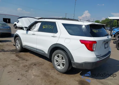 2021 Ford Explorer Xlt z USA, uszkodzony, nr VIN 1FMSK8DH5MGA92667